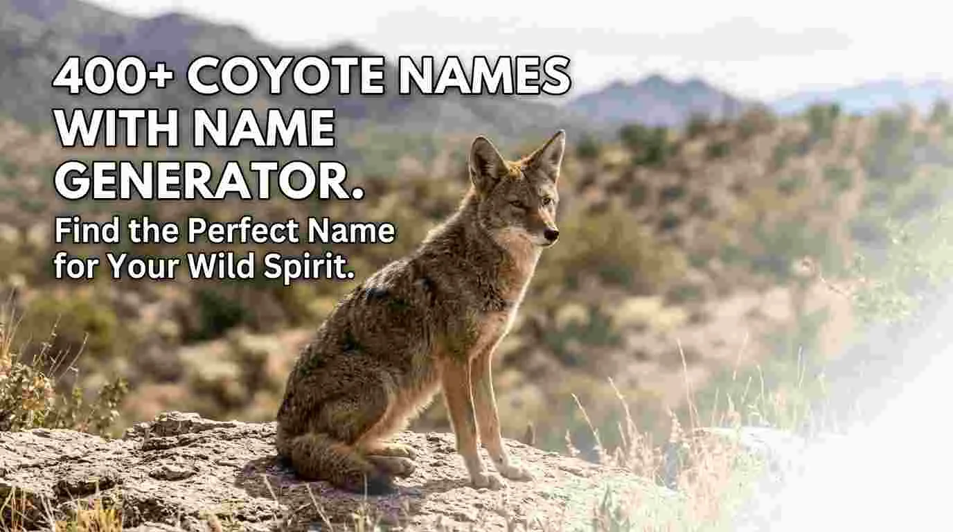Coyote Names With Name Generator
