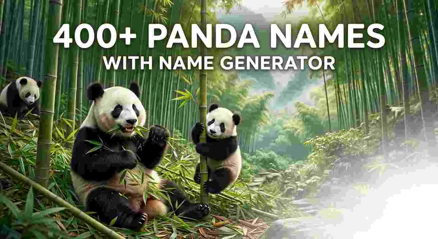 Panda Names With Name Generator