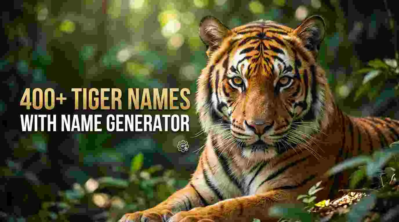 Tiger Names With Name Generator