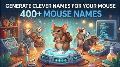 Cute Mouse Names With Name Generator