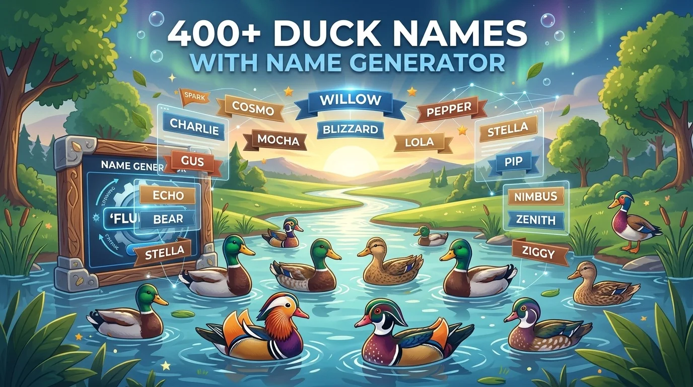 Duck Names With Name Generator
