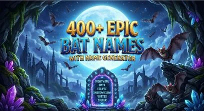 Epic Bat Names With Name Generator
