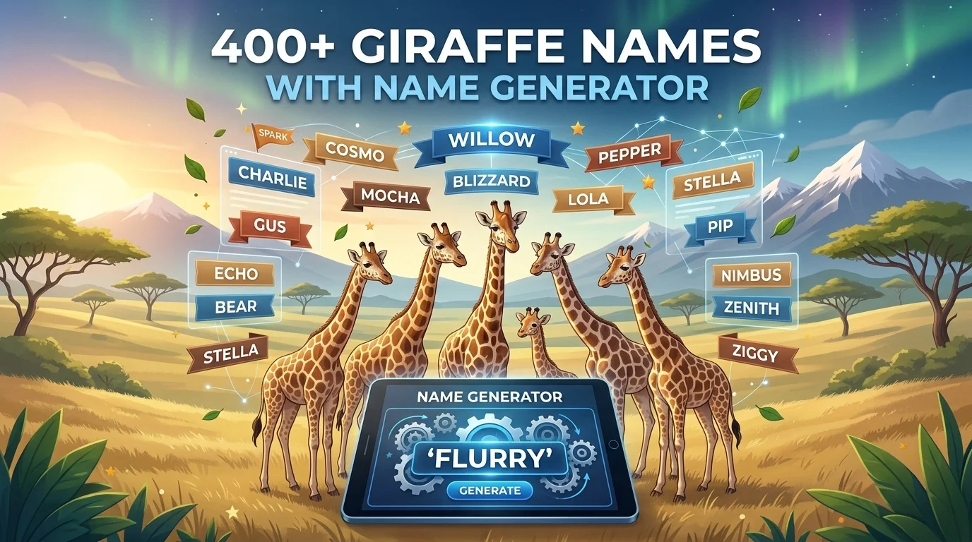 Giraffe Names With Name Generator