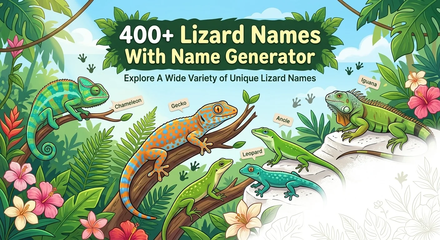 Lizard Names With Name Generator