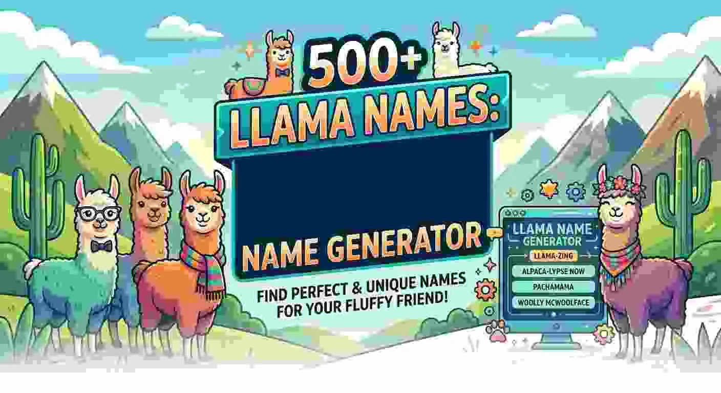 Llama Names With Name Generator