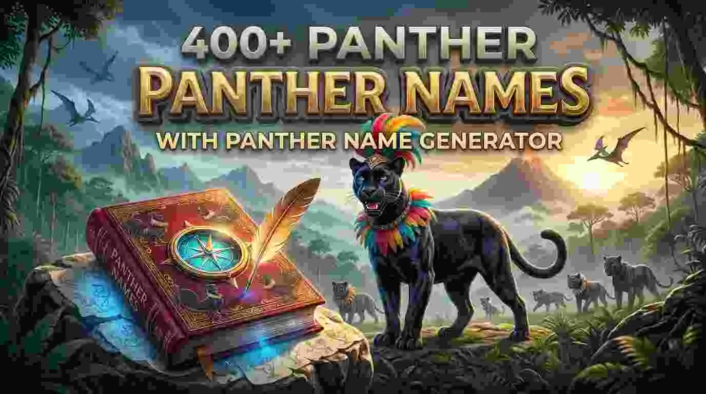 Panther Names With Name Generator