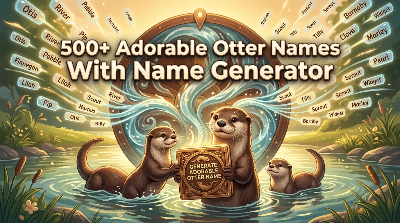 Adorable Otter Names With Name Generator