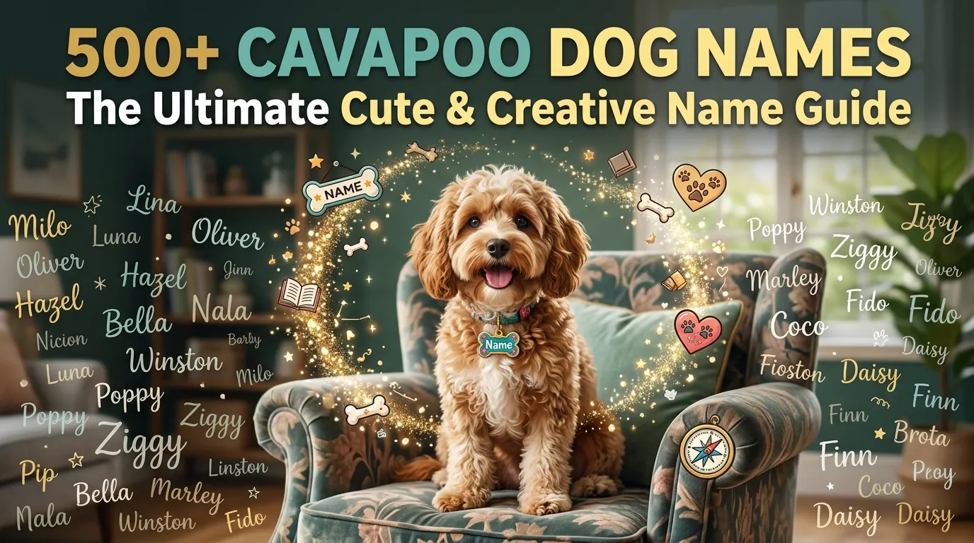 Cavapoo Dog Names: The Ultimate Cute & Creative Name Guide