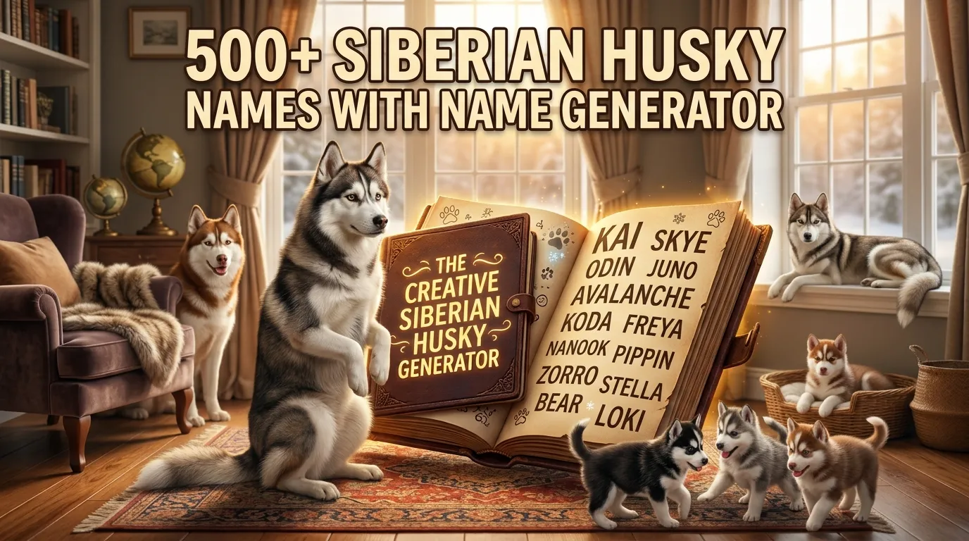 Siberian Husky Names With Name Generator