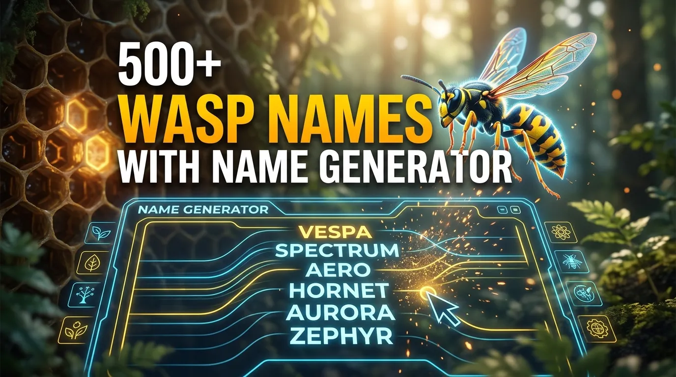 Wasp Names With Name Generator